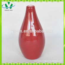 Glazed Red Cheap Flower Vase For Sale